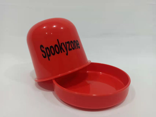 Spookyzone dice cup with lid, including 5 matching pearl dice
