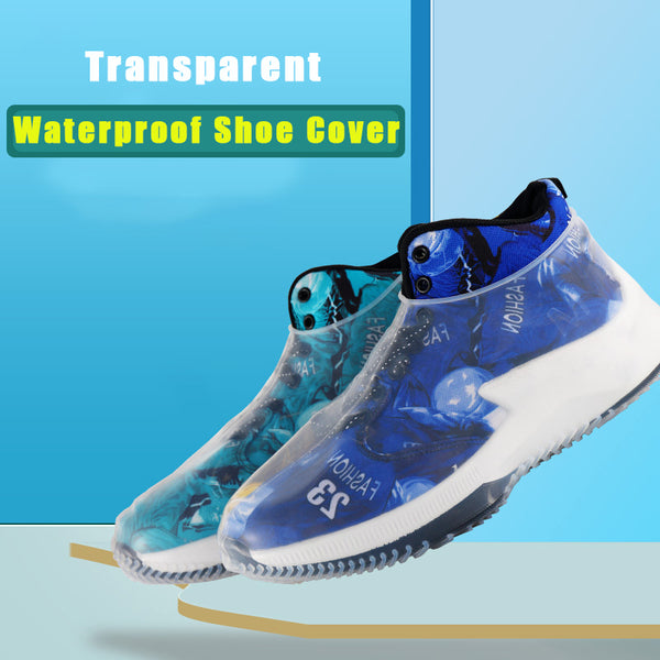 Binggle® Silicone Shoe Covers, Waterproof Overshoes Reusable Slip Resistant Rain Shoe Cases for Men Women
