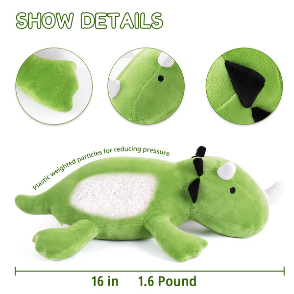 Toypocket Weighted Dinosaur Plush